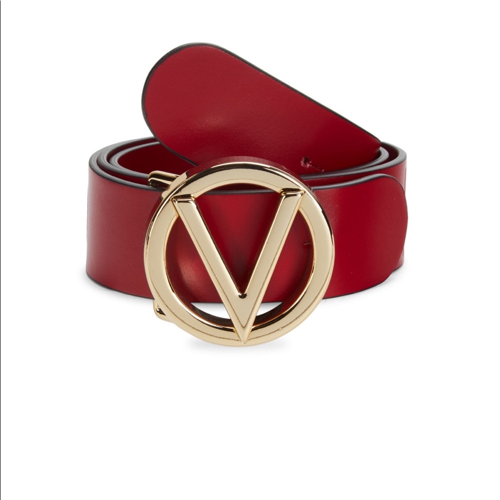 Valentino by Mario Valentino Red Belt large